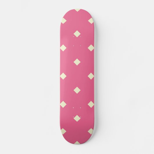 Diamant patroon persoonlijk skateboard (Voorkant)
