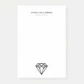 Diamant Post-it® Notes (Voorkant)