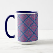 Diamant quiltpatroon 1 mok (Links)