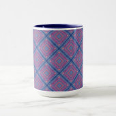 Diamant quiltpatroon 1 mok (Midden)