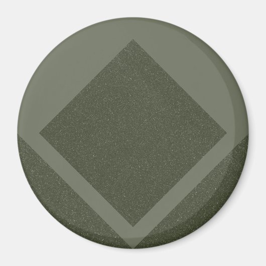 Diamant Rand Mos Groen Magneet (Voorkant)