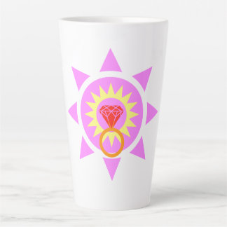 Diamant Ring Latte Mok