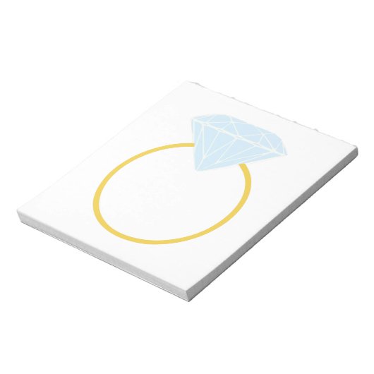 Diamant Ring Notitieblok (Linkerzijde)