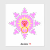 Diamant Ring Sticker (Vel)
