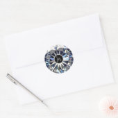 Diamant Ronde Sticker (Envelop)
