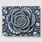Diamant Roos & Denim Glam Glitters Gastenboek (Achterkant)