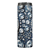 Diamant Roos & Denim Glam Glitters Thermosbeker (Achterkant)