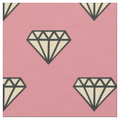 Diamant: roze, grijs en crème stof (Close Up)