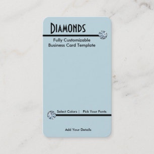 Diamant Sieraden - Diamant Strass Logo Visitekaartje