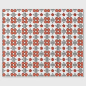 Diamant Sinaasappel Cadeaupapier (Vlak)