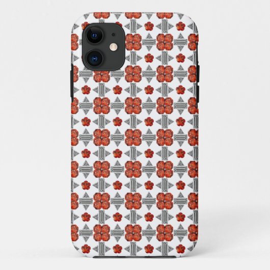 Diamant Sinaasappel Case-Mate iPhone Case (Achterkant)