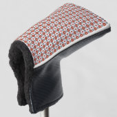 Diamant Sinaasappel Golfheadcover (3/4 voorkant)