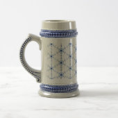 Diamant Sneeuwvlok Patroon Bierpul (Links)