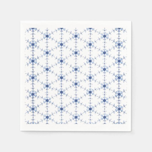 Diamant Sneeuwvlok Patroon Servet (Voorkant)