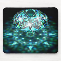 Diamant sprankelende edelsteen elegant blauwgroen