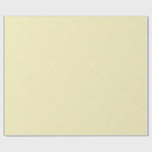 Diamant Tralie Goudgeel - Wit Cadeaupapier (Vlak)