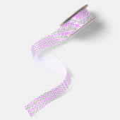 Diamant Tralie Orchidee Paars - Wit Satijnen Lint (Achterkant)