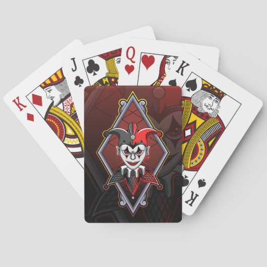 Diamant van Dread Pokerkaarten (Achterkant)