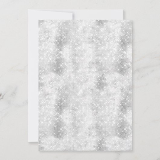 Diamant vonken 75ste huwelijksverjaardag kaart (Achterkant)