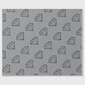 Diamant voor altijd cadeaupapier (Vlak)