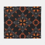 Diamant Zonsondergang Fleece Deken (Voorkant (Horizontaal))