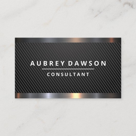 Diamant | Zwart gebarentaal Visitekaartje (Voorkant)