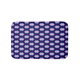 Diamantblauwe badmat