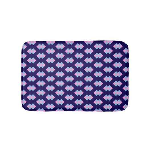Diamantblauwe badmat (Voorkant)