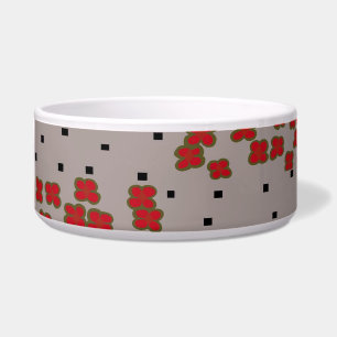 DiamantBloemenVierkantenRechthoeken Voerbakje