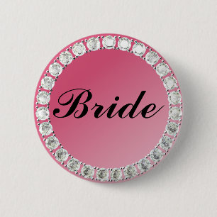 Diamantbride Ronde Button 5,7 Cm