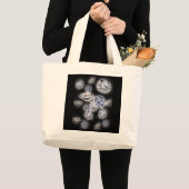 diamantcascade grote tote bag (Voorkant (product))