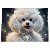 "Diamantdiva: De Glamoureuze Poodle in Glans" Groot Cadeauzakje (Voorkant)
