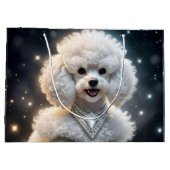 "Diamantdiva: De Glamoureuze Poodle in Glans" Groot Cadeauzakje (Achterkant)