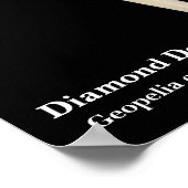 diamantduif, Diamond Dove, Geopelia cuneata Poster (Hoek)