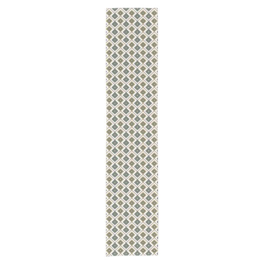 Diamante in groen korte tafelloper (Voorkant)