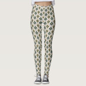 Diamante in groen leggings (Voorkant)