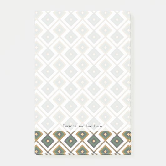 Diamante in groen post-it® notes (Voorkant)