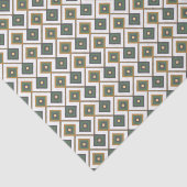 Diamante in groen tissuepapier (Detail)