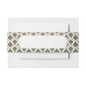 Diamante in groen uitnodigingen wikkel (Voorkant Voorbeeld)