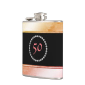 Diamante Monogrammed 50e verjaardag 50 Feest Heupfles (Links)