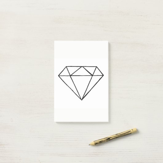 Diamante post it post-it® notes (Op bureau)