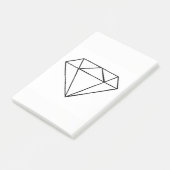 Diamante post it post-it® notes (Schuin)