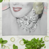 diamanten 2 theedoek (Gevouwen)