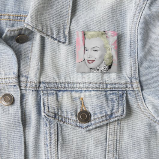 diamanten 2 vierkante button 5,1 cm (In situ)