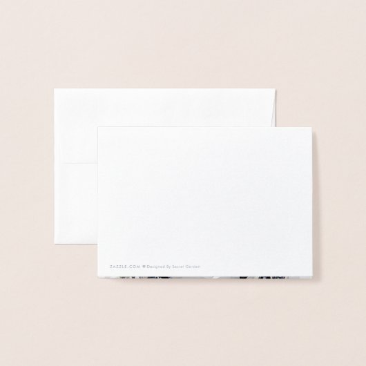 Diamanten 60-jarig huwelijksjubileum Felicitaties Folie Kaarten (Met envelop)