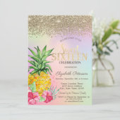 Diamanten, antopoutillage Hibiscus Holographic Swe Kaart (Staand voorkant)