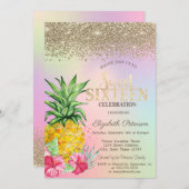 Diamanten, antopoutillage Hibiscus Holographic Swe Kaart (Voorkant / Achterkant)