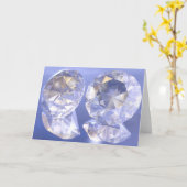 Diamanten baden in het licht kaart (Gele Bloem)