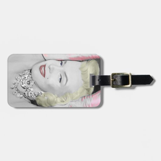 diamanten bagagelabel (Voorkant horizontaal)