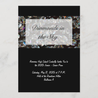 Diamanten - Bling Prom-uitnodigingen Kaart